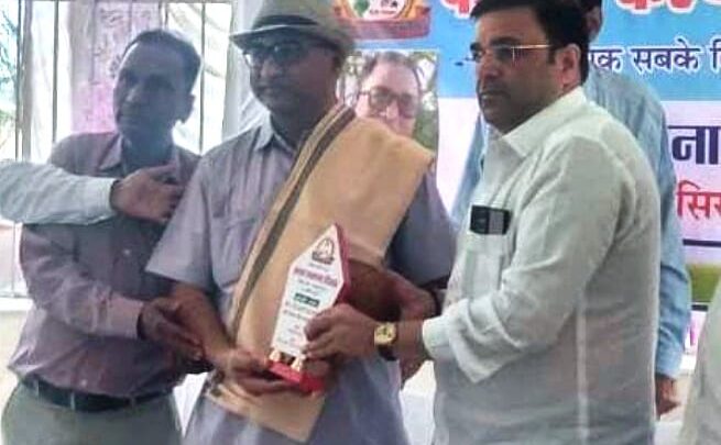 आनंदराम पत्रकारश्री को ‘कलमवीर’ सम्मान