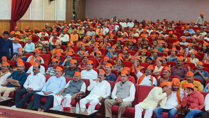 भाजपा के ‘मेरा बूथ, सबसे मजबूत’ कार्यक्रम का शुभारंभ   साव, मूणत समेत हजारों कार्यकर्ता मैक कॉलेज में जुटे