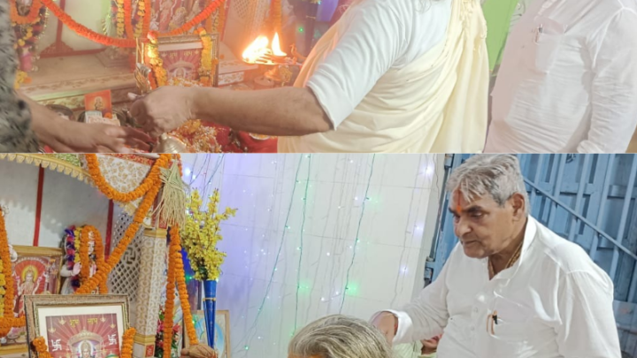 महालक्ष्मी पूजन दीपावली के अवसर पर श्री जैतू साव मठ में मनाया गया