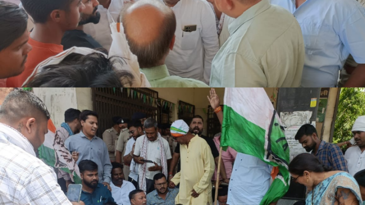 बिजली विभाग में अव्यवस्थाओं को लेकर मुख्य अभियंता कार्यालय का घेरावपंकज शर्मा के नेतृत्व में सैकड़ो की संख्या में कार्यकर्ताओं ने किया प्रदर्शन