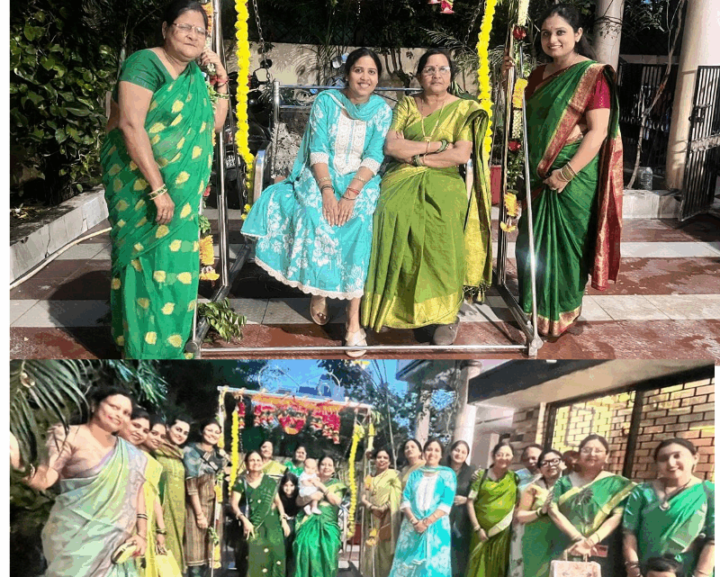 राजपूत एकता मंच महिला विंग के विरांगना द्वारा सावन महोत्सव मनाया गया