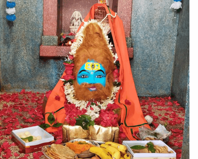 श्री सीखेश्वर नाथ महादेव मंदिर चंगोराभाठा में श्रावण मास के रविवार भगवान महादेव का विशेष श्रृंगार किया गया