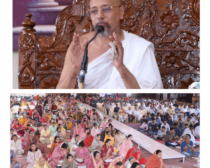 स्वयं को सुधारिए, परिवार अपने आप सुधर जाएगा : मनीष सागरजी महाराज,गृहस्थ जीवन पाप नहीं, पुण्य कमाने का प्लेटफार्म