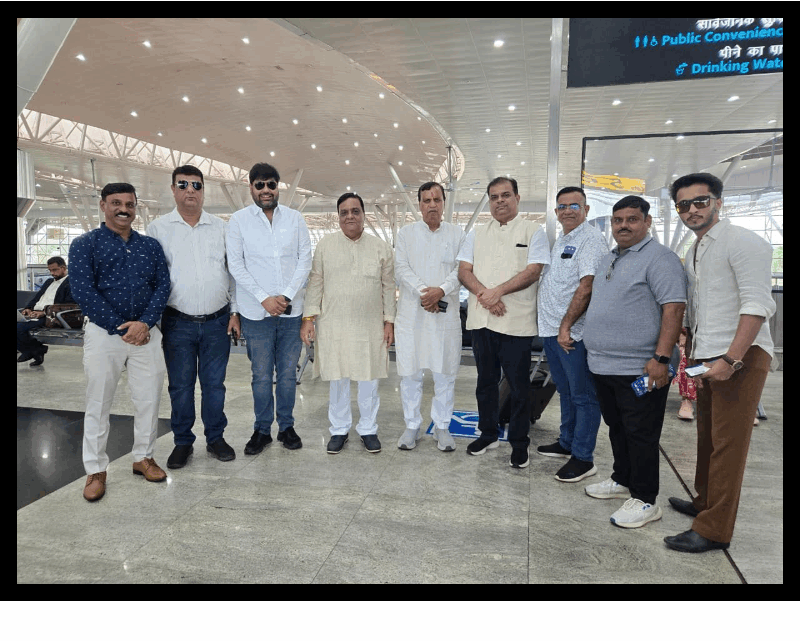 चेम्बर प्रतिनिधि मंडल वित्त मंत्री निर्मला सीतारमण, मंत्री पीयूष गोयल जी से मुलाकात हेतु दिल्ली रवाना