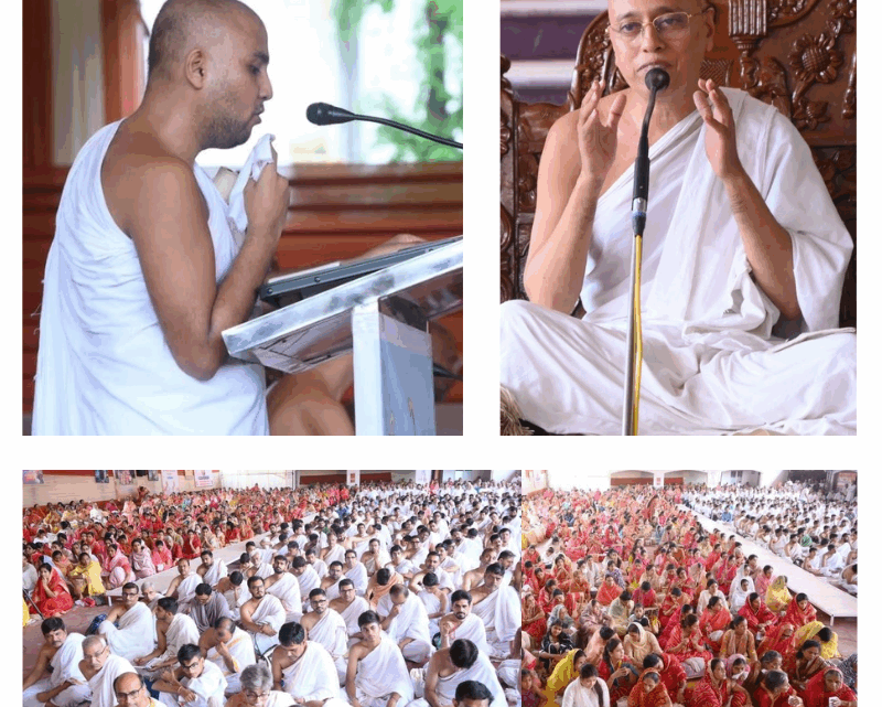 अपनी सीमा में रहना ही प्रतिक्रमण : मनीष सागर,   84 लाख योनियों के जीवों से की गई जाने-अनजाने में हुई गलतियों के लिए सामूहिक क्षमायाचना