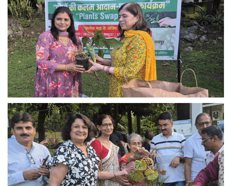 पौधों की कलम-विनिमय योजना