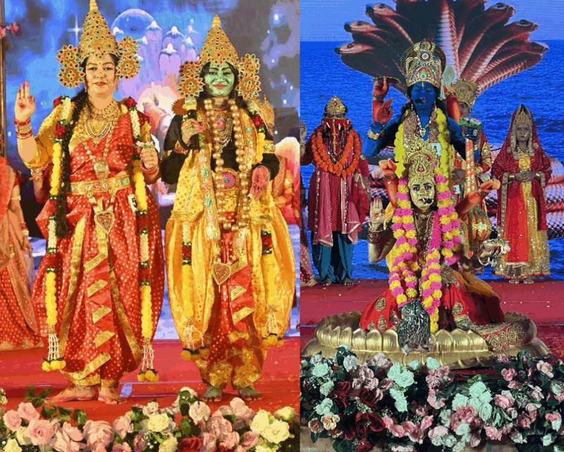 देवलोक की लीला, रामा पेंटिंग,मिनिएचर गार्डन, किड्स कलाकार डांस,मैं तेरी परछाई जैसे कार्यक्रम मै प्रतिभागियों ने दिखाई अपनी कला