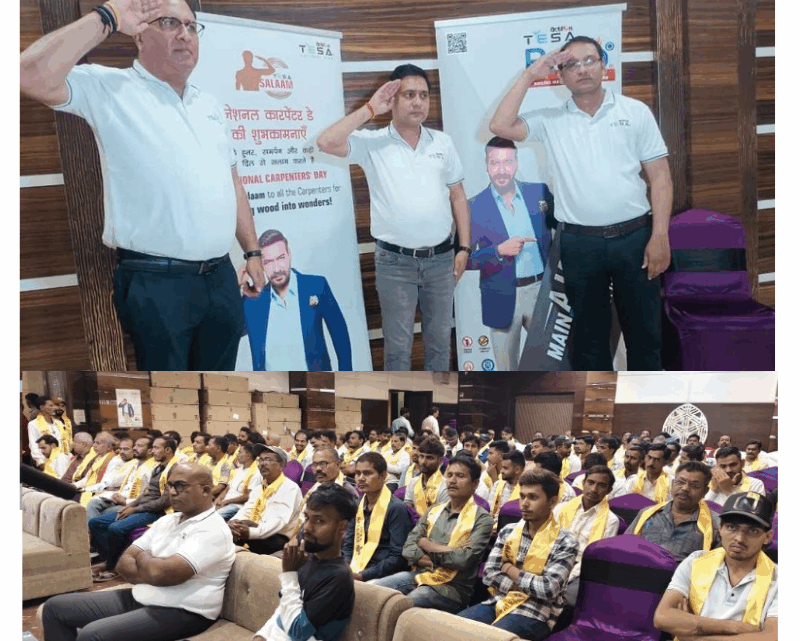 एक्शन टेसा ने ‘राष्ट्रीय कारपेंटर दिवस पर कारीगरों के ‘हुनर’ को किया सलाम, कौशल विकास को दिया बढ़ावा