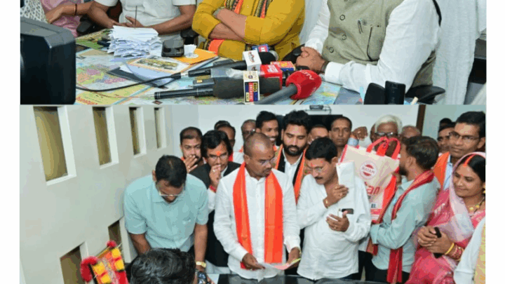 मंत्री गजेन्द्र यादव ने सहयोग केंद्र में कार्यकर्ताओं एवं आम जन की समस्याओ का निराकरण किया