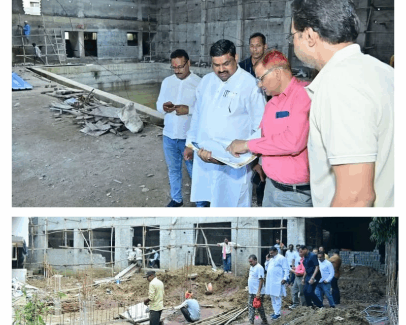 दुर्ग में शिक्षा मंत्री गजेंद्र यादव ने किया निर्माणाधीन स्विमिंग पूल का निरीक्षण…