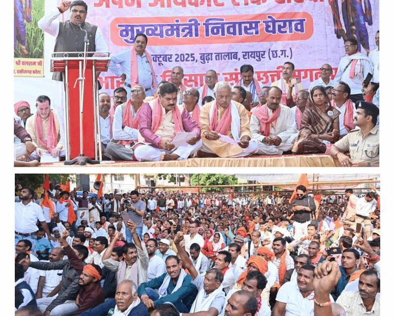 मंत्री गजेंद्र यादव ने आंदोलनरत किसानों से मिलकर सुनी उनकी समस्याएं