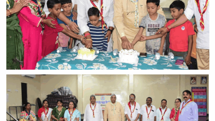 स्काउट गाइड फेलोशिप का स्थापना दिवस बच्चों के साथ मनाया गया