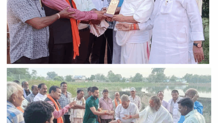 बाड़ा एवं शीतला माता मंदिर निर्माण का भूमि पूजन