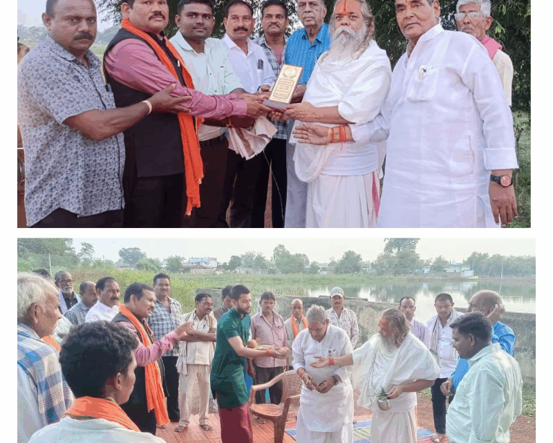 बाड़ा एवं शीतला माता मंदिर निर्माण का भूमि पूजन