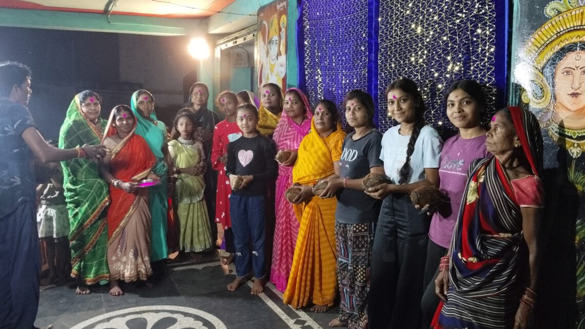 ग्राम मामा भांचा में शरद पूर्णिमा बड़ी धुमधाम से मनाया गया…अमृत रुपी शीतल खीर का वितरण किया गया…