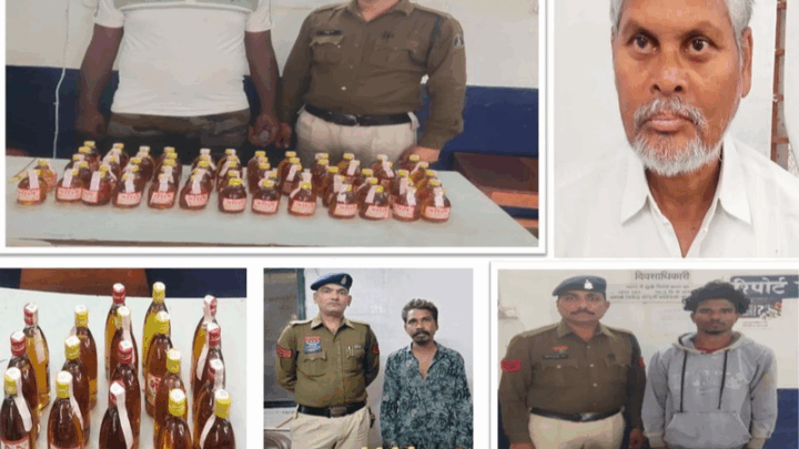 खरोरा पुलिस ने अमसेना निवासी खीरलाल ढीढी के कब्जे से 62 पौवा देशी मशाला अवैध शराब जप्त 34(2) आबकारी एक्ट के तहत कार्यवाही