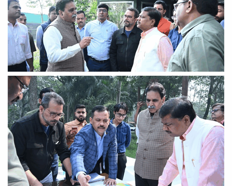 नंदनवन का गौरव लौटेगा: ₹100 करोड़ के प्लान को स्वीकृति,विधायक मूणत की पहल पर वन मंत्री कश्यप ने लिया जायजा