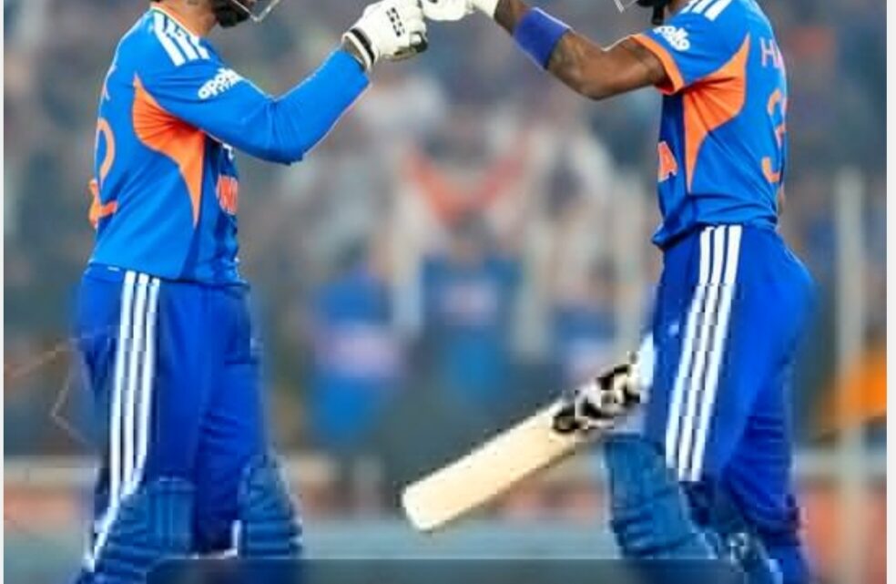 हार्दिक और तिलक कि ताबड़तोड़ बल्लेबाजी में.. भारत ने दिए 232 रनों का लक्ष्य…