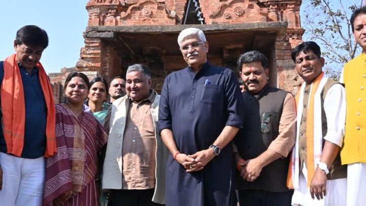 केंद्रीय संस्कृति एवं पर्यटन मंत्री गजेन्द्र सिंह शेखावत ने किया ऐतिहासिक सिरपुर के पुरातात्विक स्थलों का निरीक्षण….