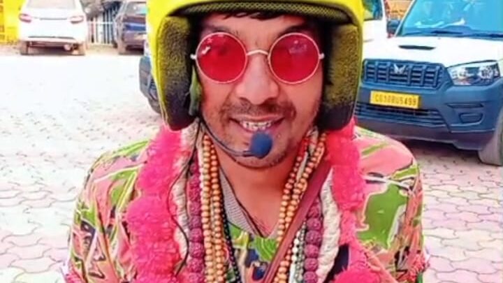 पीके ने किया जनता को जागरूक…यातायात पुलिस का अनोखा पहल…..