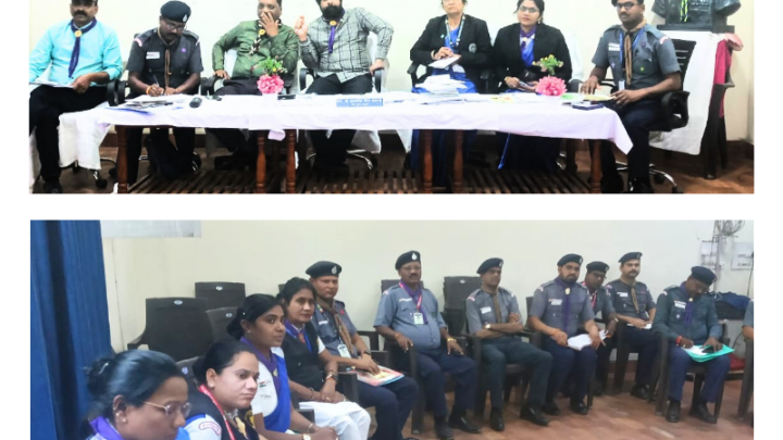 भारत स्काउट्स एवं गाइड्स के जिला संगठन आयुक्तों की समीक्षा बैठक