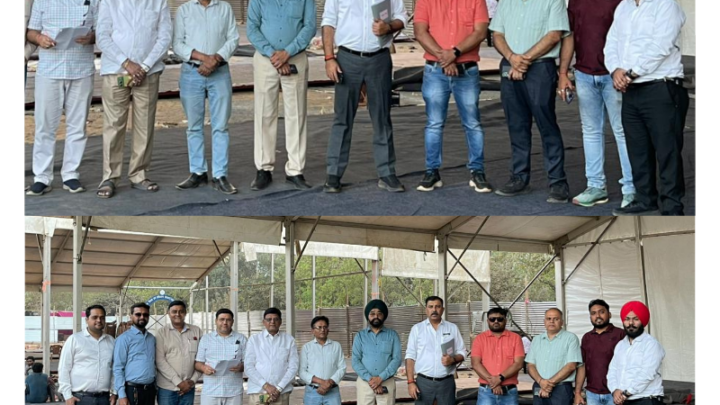 CAIT नेशनल ट्रेड एक्सपो 2026 की तैयारियों ने पकड़ी रफ्तारडोम एवं टेंट निर्माण कार्य प्रारंभ, निरीक्षण हेतु मेला स्थल पहुँची CAIT टीम