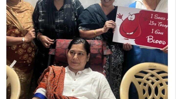 मानव एकता दिवस पर विशाल रक्तदान शिविर में 190 यूनिट रक्तदान किया गया