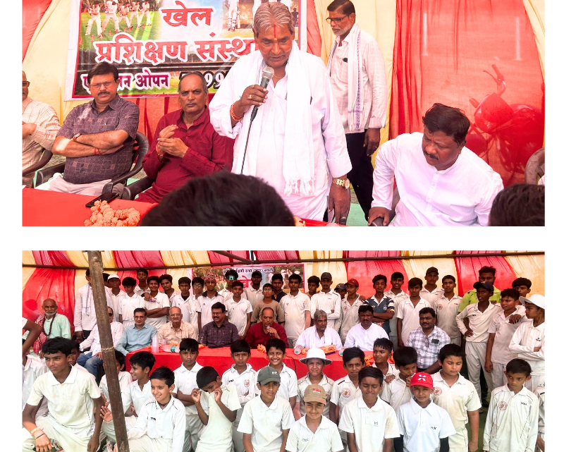 कृषि गौ राक्षणी सभा ट्रस्ट की 18 एकड़ भूमि पर युवा खिलाड़ी कमलेश डहरिया ने शुरू किया खेल प्रशिक्षण