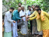 पुरुषोत्तम मास में श्री जैतू साव मठ में रोपे गए 11 फलदार वृक्ष, दिया पर्यावरण संरक्षण का संदेश