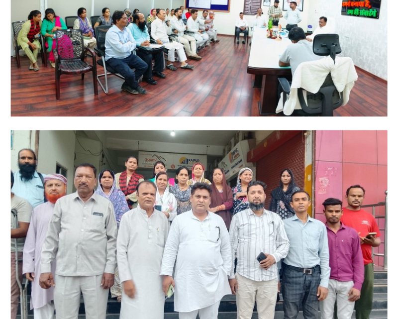 कमल विहार की समस्याओं को लेकर नागरिकों ने RDA  घेरा, कांग्रेस नेताओं के नेतृत्व में सौंपा ज्ञापन