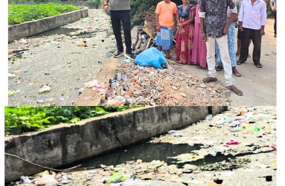 सफाई के नाम पर खानापूर्ति’ – 15 दिन बाद फिर जाम हुआ भावे नगर नाला, जलभराव का खतरा