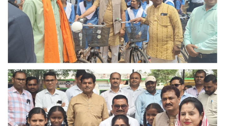 अभनपुर में विकासखंड स्तरीय प्रवेशोत्सव संपन्न, विधायक इन्द्र कुमार साहू ने किया वृक्षारोपण और सायकल वितरण