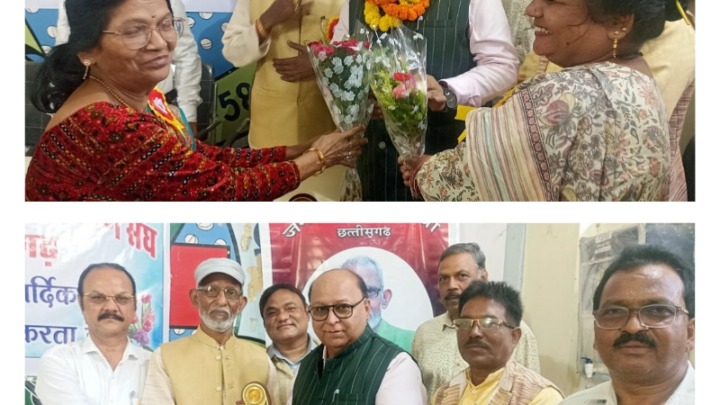 रायपुर में पर्यावरण प्रेमी मोहन वर्ल्यानी सम्मानितकर्मचारी संगठनों ने प्रकृति की ओर समिति के प्रदेश अध्यक्ष को किया सम्मानित