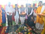 उप मुख्यमंत्री श्री अरुण साव महारुद्राभिषेक में शामिल हुए…