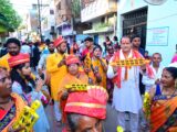 विजयादशमी पर विकास उपाध्याय ने रायपुर पश्चिम में की जोत-जवारा विसर्जन और दशहरा उत्सवों में सहभागिता