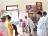 प्रांत प्रचारक अभय राम जी द्वारा श्री गुरुजी वाचनालय का शुभारंभ एवं कन्या पूजन सम्पन्न,