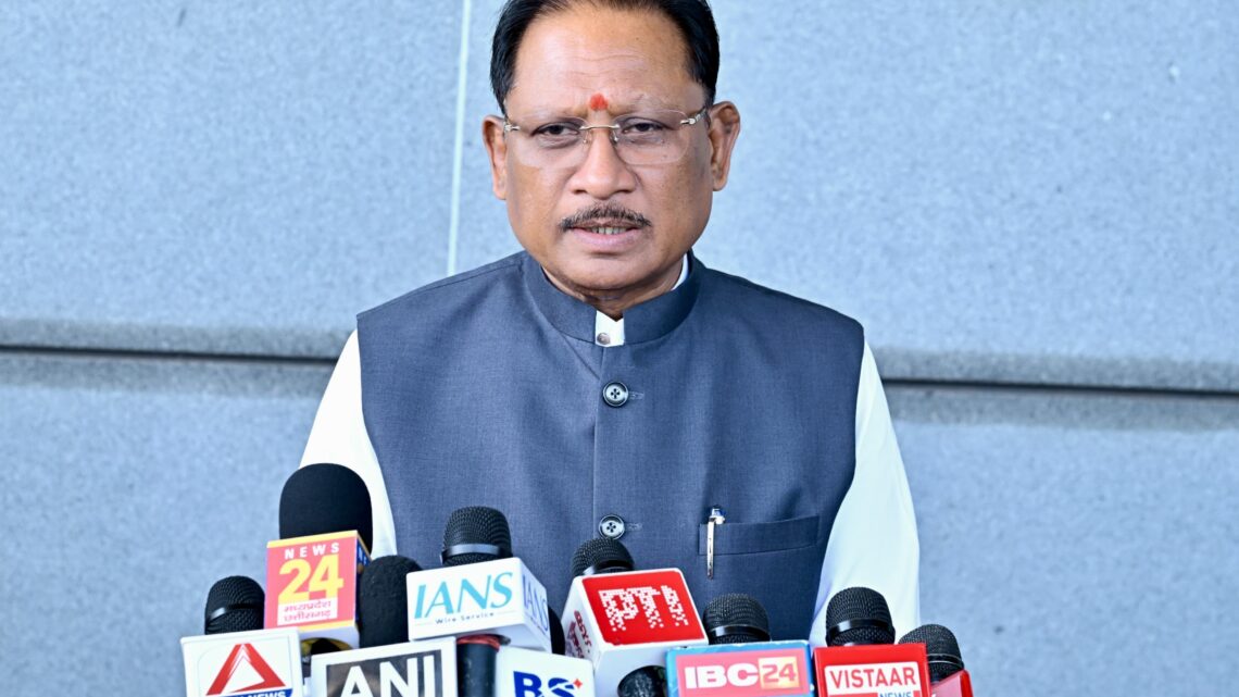 बैलेट पेपर की दुहाई देने वाली कांग्रेस बैलेट से भी खाता नहीं खोल पाई : मुख्यमंत्री साय