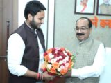 नपा अध्यक्ष निखिलकांत साहू ने उपमुख्यमंत्री अरुण साव से की सौजन्य भेंट, नगर विकास पर हुई चर्चा