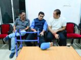 पूर्व विधायक विकास उपाध्याय पहुंचे रायपुर प्रेस क्लब, अध्यक्ष मोहन तिवारी का जाना हालचाल