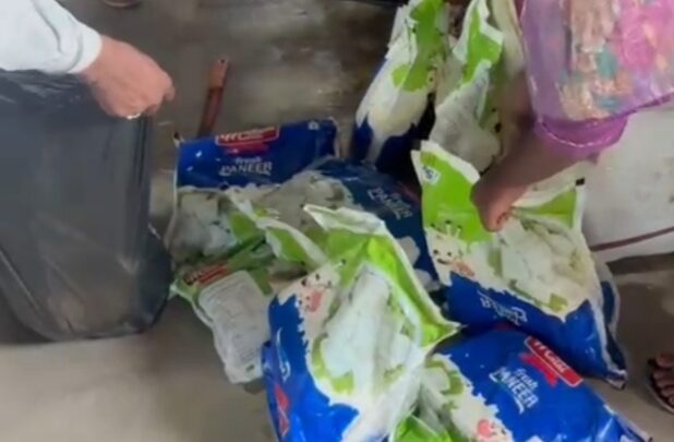 रायपुर में नकली पनीर पर बड़ी कार्रवाई, 750 किलो पनीर नष्ट